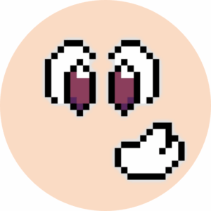 Sticker Eyes Pixels