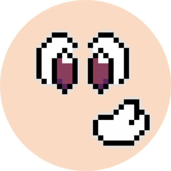 Sticker Eyes Pixels